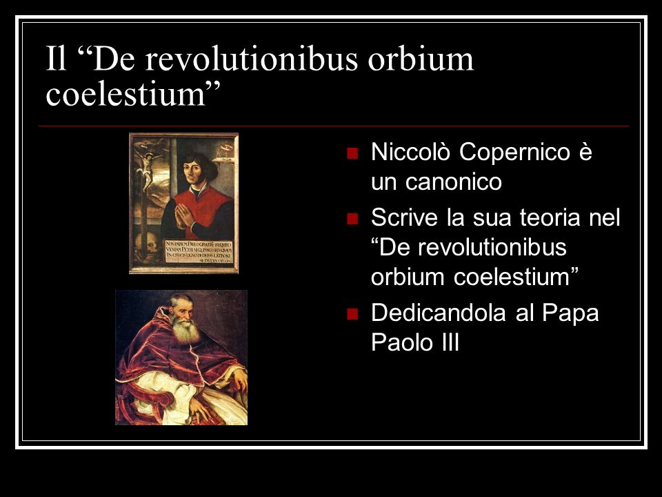 Il De revolutionibus orbium coelestium