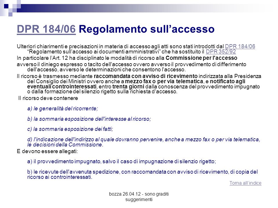 Guida Alla Pubblicità Ed All’accesso Agli Atti Della Scuola - Ppt Scaricare