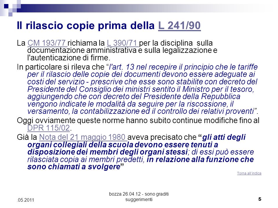 Guida Alla Pubblicità Ed All’accesso Agli Atti Della Scuola - Ppt Scaricare