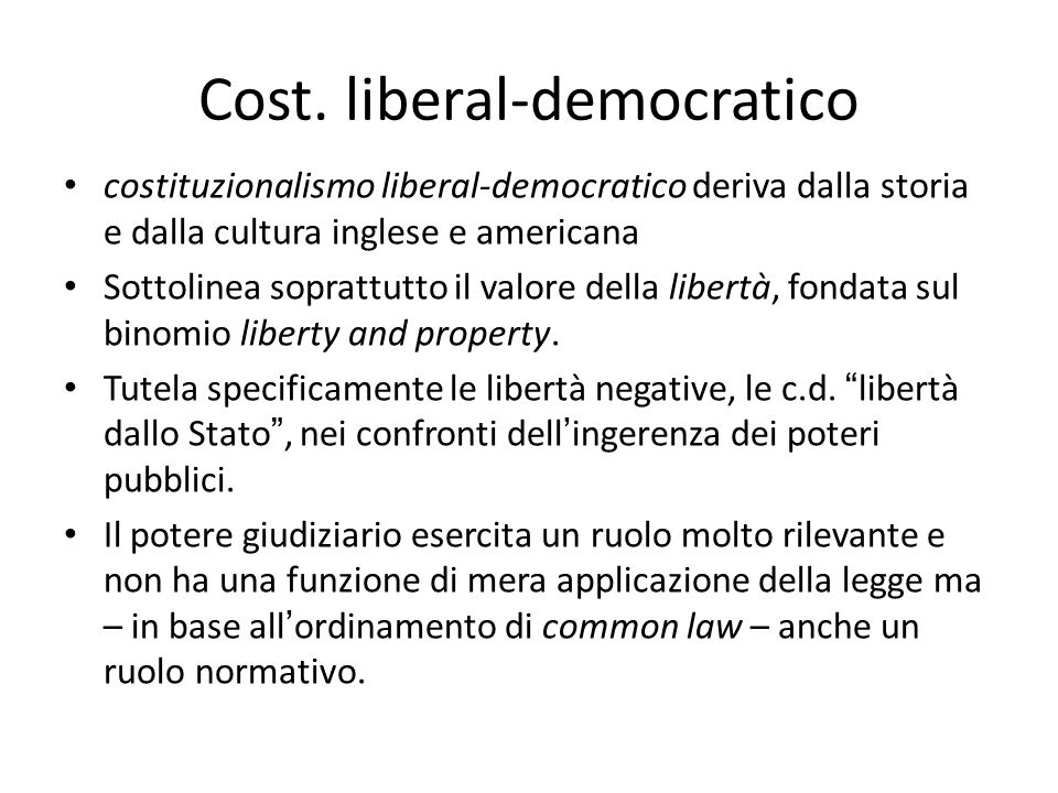 Cost. liberal-democratico