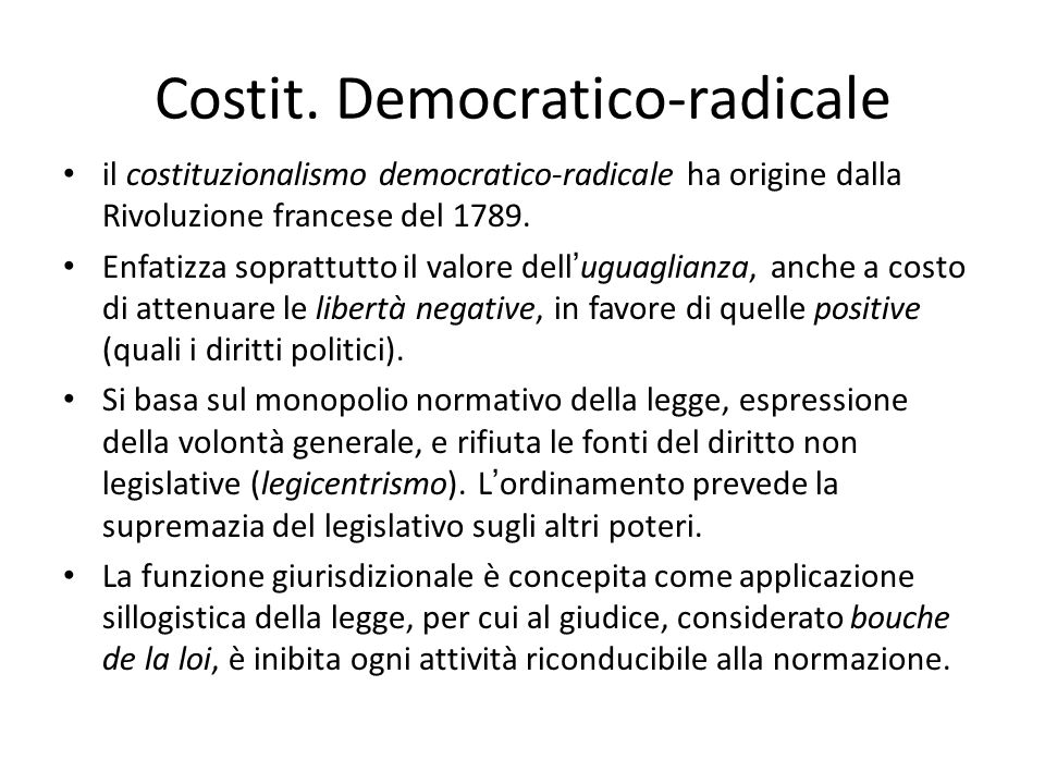 Costit. Democratico-radicale