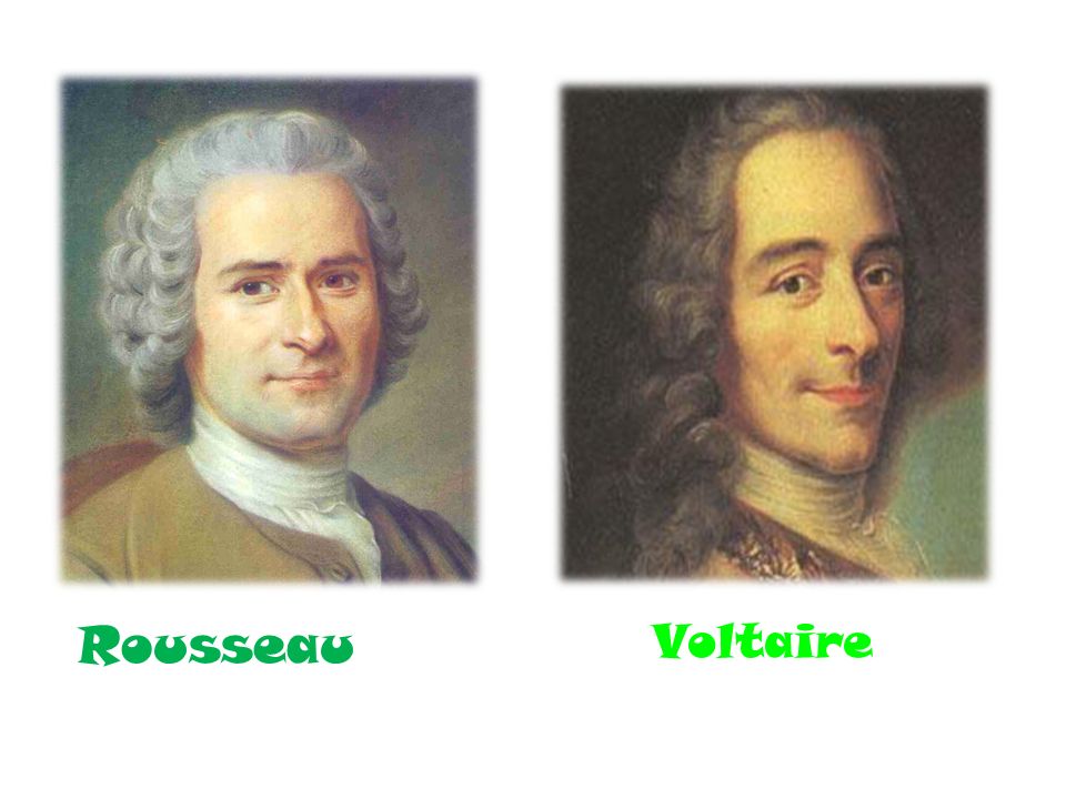 Rousseau Voltaire