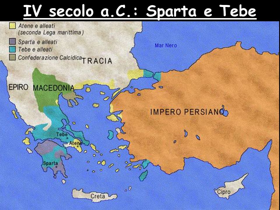 IV secolo a.C.: Sparta e Tebe