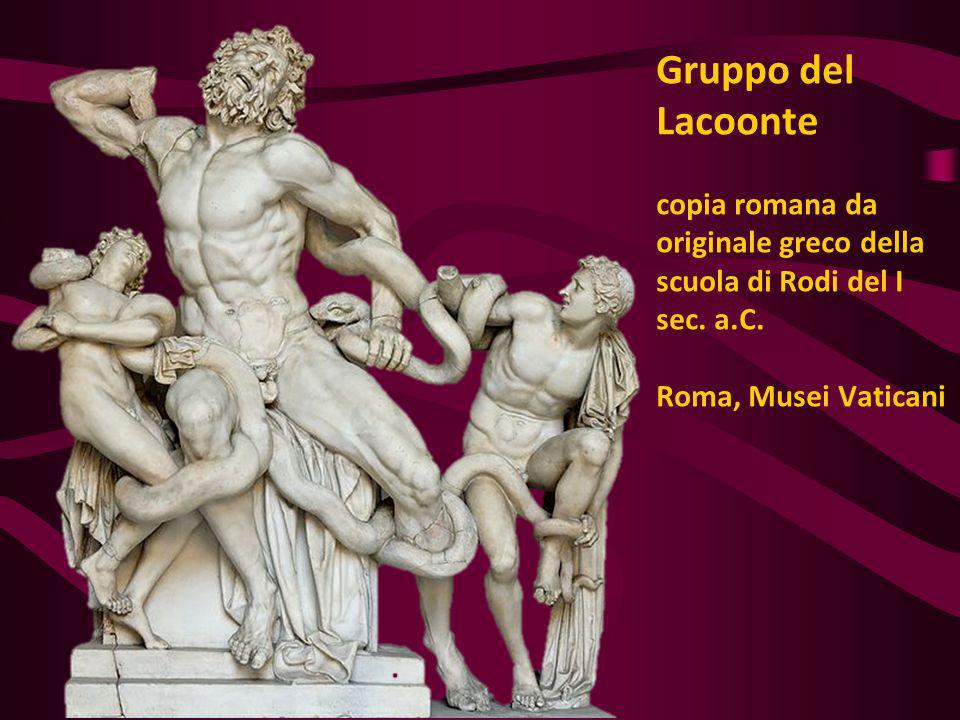 Gruppo del Lacoonte copia romana da originale greco della scuola di Rodi del I sec.