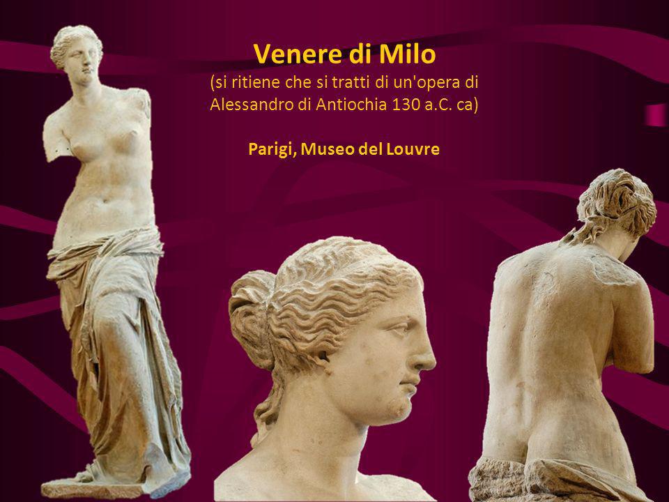 Venere di Milo (si ritiene che si tratti di un opera di Alessandro di Antiochia 130 a.C.