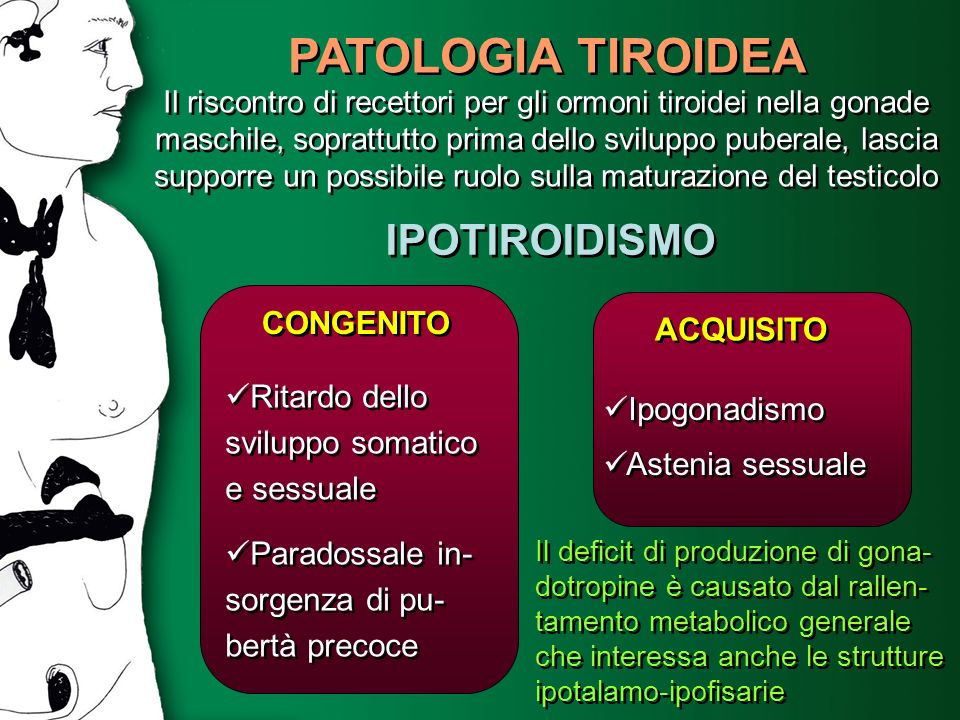 PATOLOGIA TIROIDEA IPOTIROIDISMO CONGENITO ACQUISITO