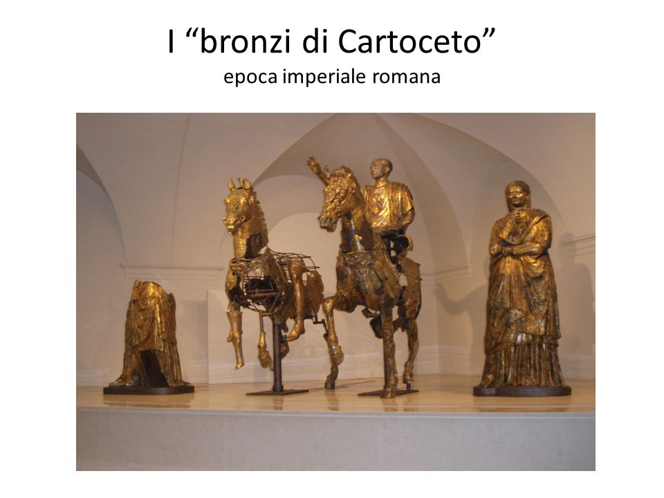 I bronzi di Cartoceto epoca imperiale romana