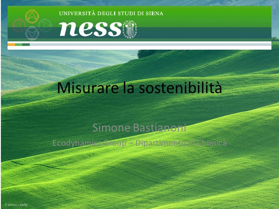 Misurare La Sostenibilità - Ppt Scaricare