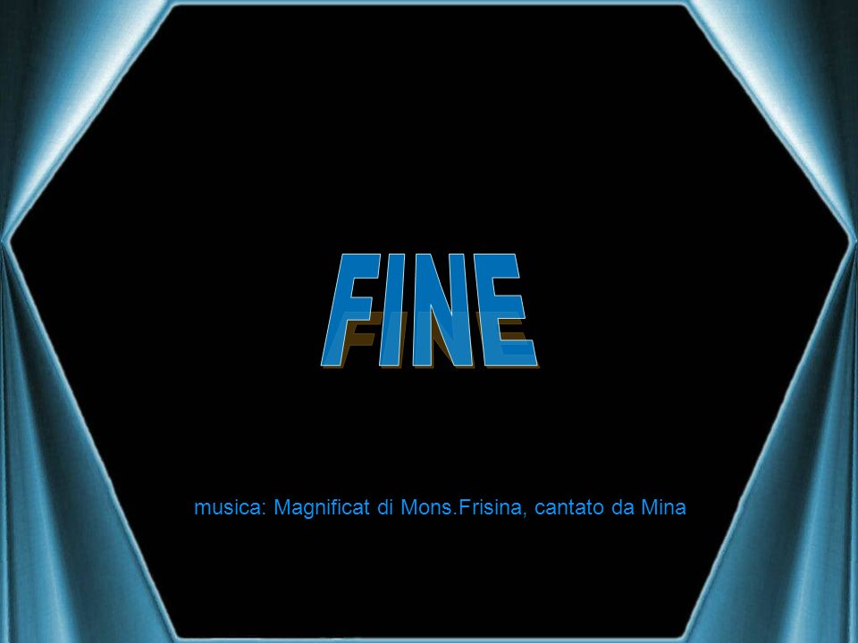FINE musica: Magnificat di Mons.Frisina, cantato da Mina