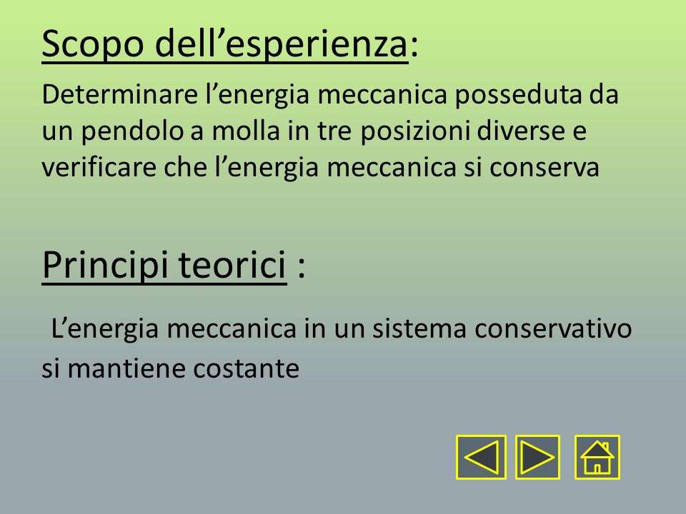 Principio Di Conservazione Dell’Energia Meccanica - Ppt Scaricare