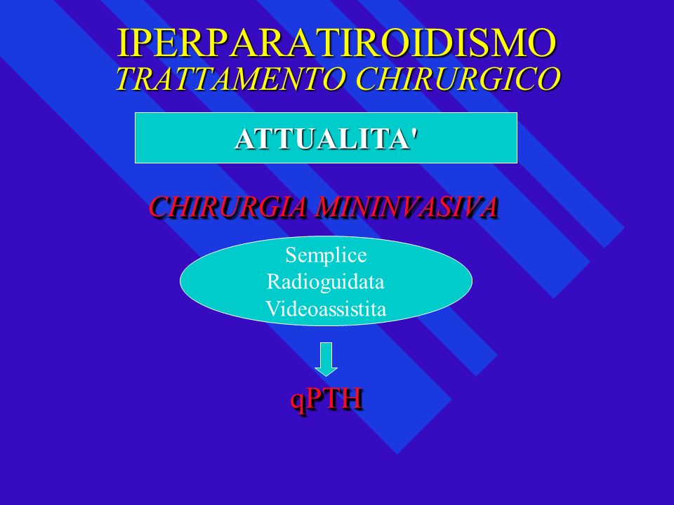 IPERPARATIROIDISMO TRATTAMENTO CHIRURGICO