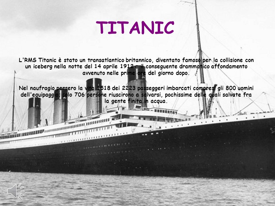 TITANIC Ppt Scaricare