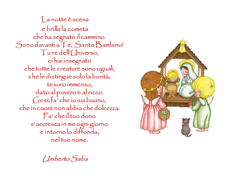 Poesia Di Natale Umberto Saba.A Gesu Bambino Ppt Video Online Scaricare