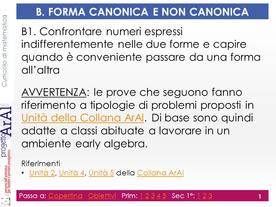 B Forma Canonica E Non Canonica Ppt Scaricare